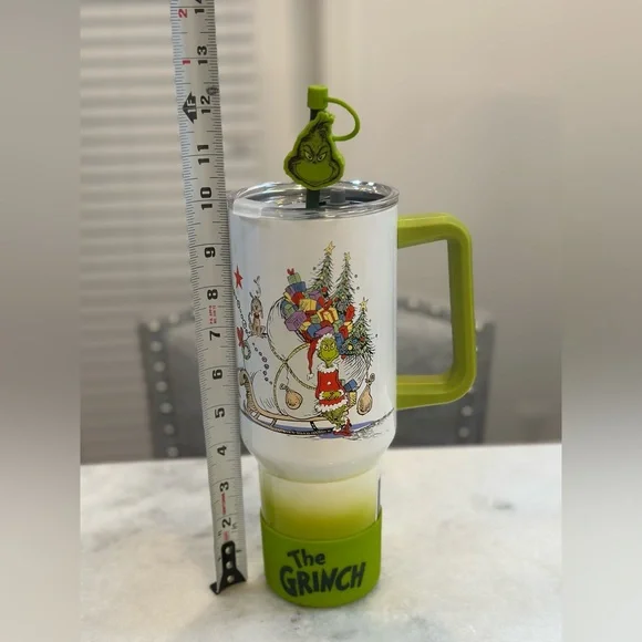 The Grinch 2025 Christmas Holiday 40oz Double Walled Stainless Steel Tumbler